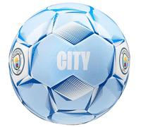 Manchester City F.C. Ballon de Foot Taille 3, 4 ou 5, Ballon Officiel du Club, Idée Cadeau pour Fan de Foot (Bleu Clair, Taille 5)