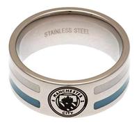 Manchester City F.C. Couleur à Rayures Bague Medium Officiel