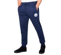 Manchester City F.C. Jogging Homme avec 2 Poches et Chevilles à Revers - Cadeaux pour Hommes (Bleu Marine, XL)
