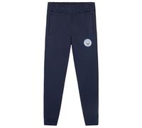 MANCHESTER CITY F.C. Pantalon Garçon, Bas de Jogging avec 2 Poches - Cadeau Enfant (Bleu Marine, 13 Ans)