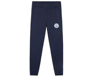 MANCHESTER CITY F.C. Pantalon Garçon, Bas de Jogging avec 2 Poches - Cadeau Enfant (Bleu Marine, 13 Ans)