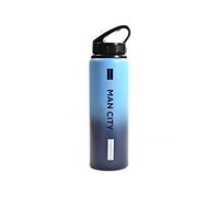 MANCHESTER CITY F.C. Team Merchandise Bouteille en aluminium Bleu 750 ml