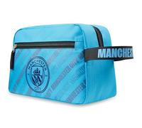 Manchester City F.C. Trousse de Toilette Homme, Suspendu Washbag avec Poche Zippée - Man City Cadeau
