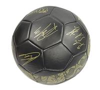Manchester City FC Man City Phantom Signature Ball Black Gold Size 5 Ballon Unisexe pour Adultes Multicolore
