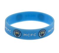 Manchester City FC Bracelet en caoutchouc de silicone, Silicone Caoutchouc, MCFC, Unisex, 7 cm