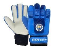 Manchester City FC Officiel - Gants de Gardien de But - Football - pour Enfant - Ados - 10-16 Ans