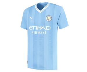 Manchester City Maillot Domicile 2023/24 Saison - Replica - Hommes - Équipe Bleu Clair - Taille: 3XL
