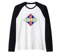 Manchester City UK Rétro Royaume-Uni Vintage Angleterre Manche Raglan