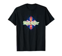 Manchester City UK Rétro Royaume-Uni Vintage Angleterre T-Shirt