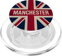 Manchester England Drapeau Royaume-Uni Born and Bred Music PopSockets PopGrip pour MagSafe