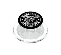 Manchester England Zine Ink Bee Rond PopSockets PopGrip pour MagSafe