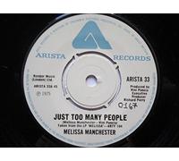 Manchester, Melissa - Manchester, Melissa Just Too Many People 7" Arista ARISTA33 EX 1975 there is punch hole in label rim, handwritten number on label