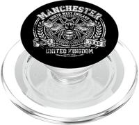Manchester, Nouvelle-Angleterre, Royaume-Uni, Depuis 79 après JC, Impression Blanche PopSockets PopGrip pour MagSafe