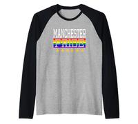 Manchester Pride England Drapeau Arc-en-Ciel Gay Lesbienne Queer LGBT Manche Raglan