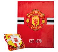 Manchester United - Couverture Polaire Douce pour Lit ou Canapé 125 x 150 cm