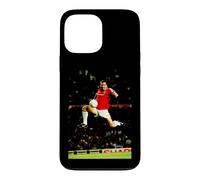 Manchester United Eric Cantona Leap Coupe du Monde de Football Coque pour iPhone 13 Pro Max