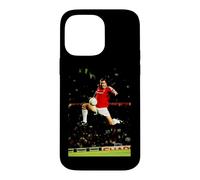 Manchester United Eric Cantona Leap Coupe du Monde de Football Coque pour iPhone 14 Pro Max