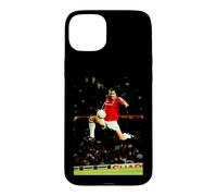 Manchester United Eric Cantona Leap Coupe du Monde de Football Coque pour iPhone 15 Plus