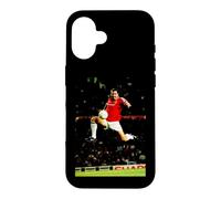 Manchester United Eric Cantona Leap Coupe du Monde de Football Coque pour iPhone 16