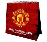 MANCHESTER UNITED FC 2026 DESK EASEL CALENDAR