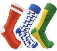 Manchester United FC - Chaussettes "SicSock" pour hommes(pack de 3) RD3816 (40,5 EU - 45,5 EU) (Coloré)