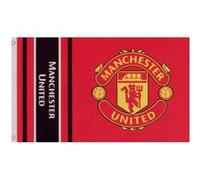Manchester United FC - Drapeau de l’écusson (Taille unique) (Rouge/Jaune/Noir) - UTSG18533 G