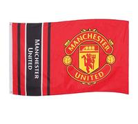 Manchester United FC officiel - Drapeau thème football - 152 x 91,4 cm - Noir