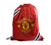 Manchester United FC - Sac à cordon motif/style rayé (BS6013)
