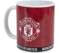 Manchester United FC - Tasse à café "Identity", Armoiries TA12560 (Taille unique) (Rouge/Blanc)