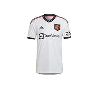 Maillot - adidas Originals - Manchester United - Col en V côtelé - Coupe régulière - AEROREADY XS