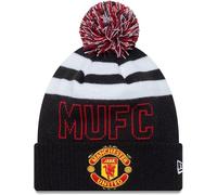 Manchester United Man Utd Officiel Rouge Noir Manchette Tricot Pom Bobble