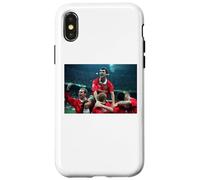 Manchester Utd Roy Keane But Célébration Coupe du Monde Football Coque pour iPhone X/XS