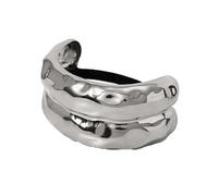 Manchette à cheveux pour queue de cheval - Accessoire de cheveux élégant en métal pour queue de cheval - Accessoire de cheveux unique pour un usage quotidien, des sorties décontractées, des dîners