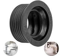 Manchette Caoutchouc Siphon Lavabo, DN 30/40, pour Tuyau d'écoulement DN40 HT int. Ø 40 mm et Tuyaux 1 ¼" ext. Ø 28-32 mm, Joint en Caoutchouc avec Butée Ø 45 mm, Joints Siphons Profondeur 25 mm