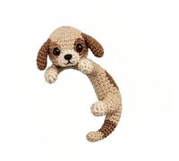 Manchette d ' oreille en forme d ' animal crochet, accessoire en fil doux avec détails ludiques faits à la main et ajustement sécurisé pour une tenue décontractée