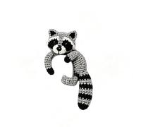 Manchette d ' oreille en forme d ' animal crochet, accessoire en fil doux avec détails ludiques faits à la main et ajustement sécurisé pour une tenue décontractée