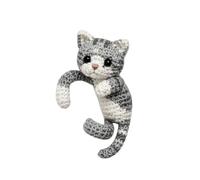 Manchette d ' oreille en forme d ' animal crochet, accessoire en fil doux avec détails ludiques faits à la main et ajustement sécurisé pour une tenue décontractée