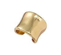 Manchette d'oreille en cuivre polyvalente et tendance, design minimaliste en forme d'arc, non percé, convient pour diverses occasions, B, Comme décrit, Comme décrit.