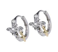 Manchette d'oreille moderne unisexe collection croix et étoile pendentif accessoires bijoux accessoire pour fête quotidienne boucle d'oreille punk étoile