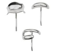 Manchette en métal pour queue de cheval, 3 clips de support de boucle, adorable clip de support de 2,5 x 3 cm, accessoires tendance pour filles et femmes, manchette décorative en métal pour queue de