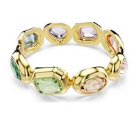 Manchette Gema, Cristaux oversize, Tailles variées, Multicolore, Doré à l’or 18 carats (750/1000) L
