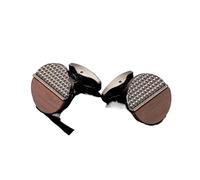 Manchette Men's French Shirt Cufflinks High-end Round Shell Cat's Eye Stone Redwood Cuffs(293)