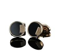 Manchette Men's French Shirt Cufflinks High-end Round Shell Cat's Eye Stone Redwood Cuffs(321)