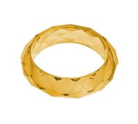 Manchette moderne à facettes en résine avec cristaux à facettes pour les fêtes et les tenues d'événement, bijoux empilables pour tous les jours, taille unique, Comme décrit