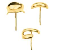 Manchette porte-queue de cheval en métal,manchette en métal pour queue de cheval - Boucles de cheveux en queue de cheval haute,Poignets de cheveux décoratifs en métal, accessoires pour cheveux, 3 atta