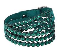 Manchette SWAROVSKI en Métal et Cristal Bleu