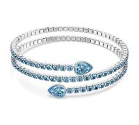 Manchette Twisty, Tailles variées, Bleu, Métal rhodié OS