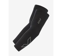 Manchettes 2XU Compression Arm Sleeves Flex Run noir gris rouge - S