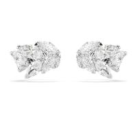 Manchettes d’oreilles Mesmera, Taille marquise, Blanches, Métal rhodié OS