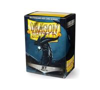 Manchettes De Cartes Standard Dragon Shield Noires Mat 100ct